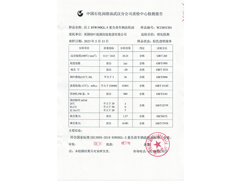 齒輪油GL-5 85W-90